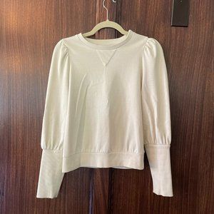 Who What Wear Fitted Cream Sweater - Size Small